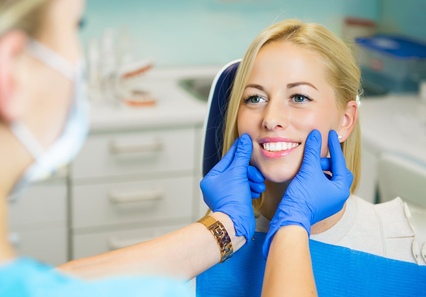 woman smiling during surgery consultation at Martin Family Orthodontics